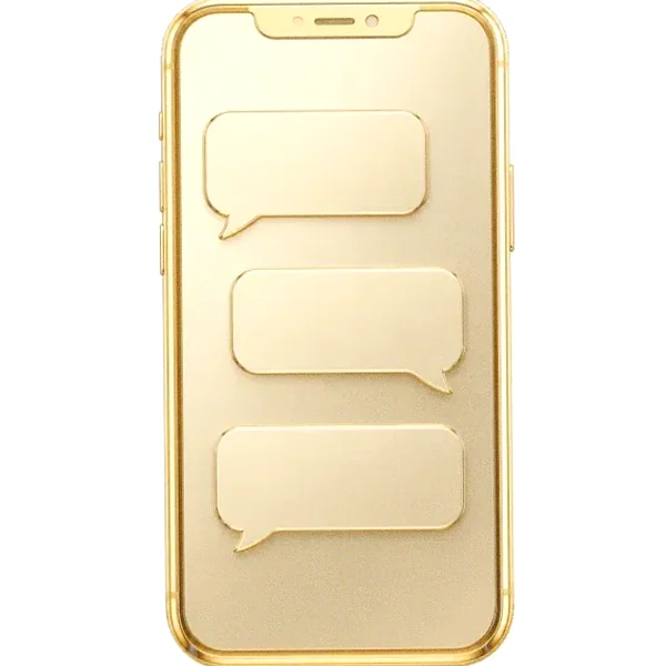 Smartphone with chat bubbles — FatBet