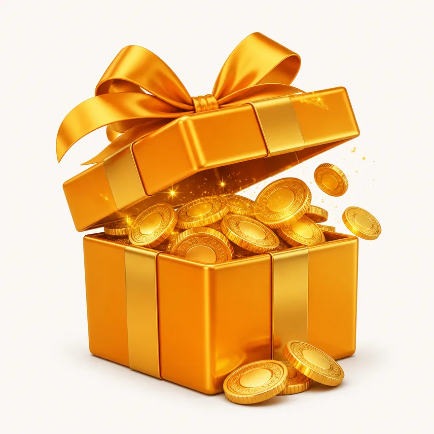 Ribbon-tied gift box — FatBet