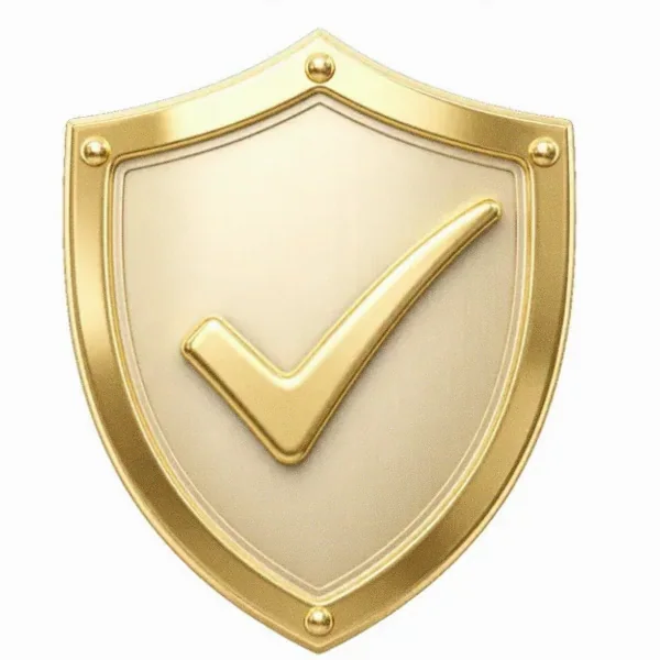Checkmark shield — FatBet