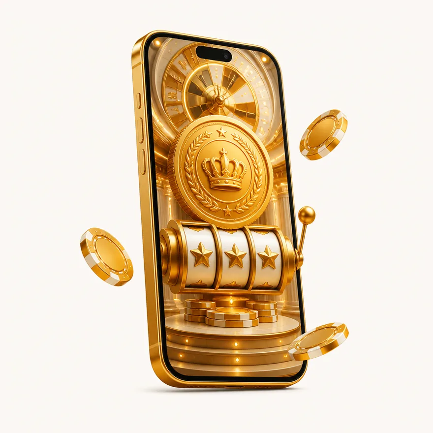 Smartphone with glowing screen — FatBet