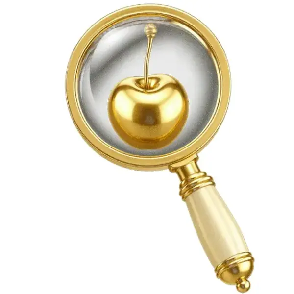 Cherry magnifying glass — FatBet