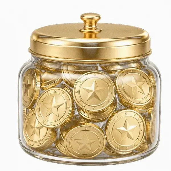 Coin-filled jar — FatBet