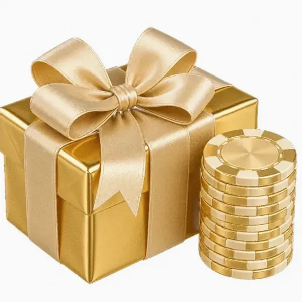 Gift box and chips — FatBet