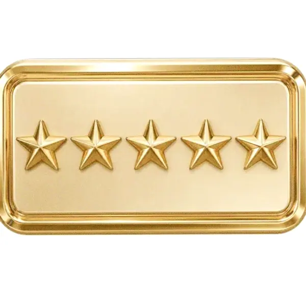Five-star rating plaque — FatBet