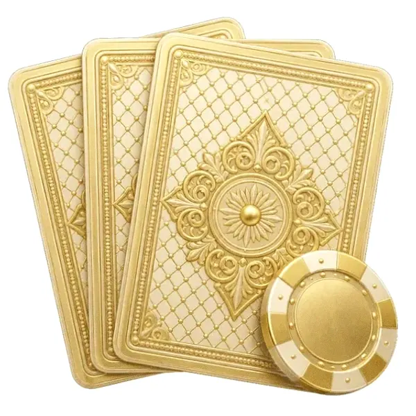 Playing cards and chip — FatBet
